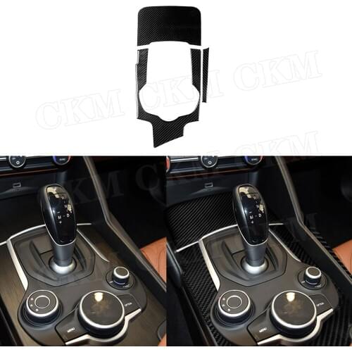 Carbon Fiber Sticker Special Car Interior Trim LHD Styling for Alfa Romeo Giulia 2017 2018 2019