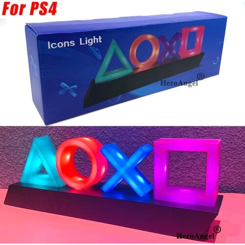 2021 New Replacement Game Icon Lamp Voice Control Light for PS4 Game Accessories Dropshipping