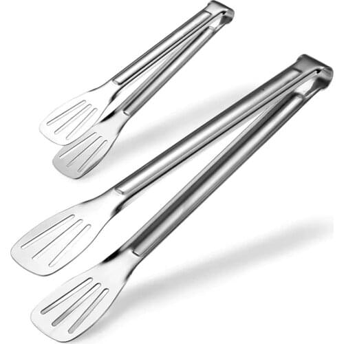 Stainless Steel Food Tongs Anti Heat Bread Clip Kitchen Utensils Buffet Cooking Tool Pastry Clamp Utensil Tongs Kitchen Tools