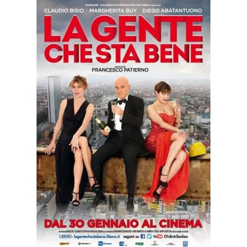 La gente che sta bene Movie Art print Silk poster Home Wall Decor