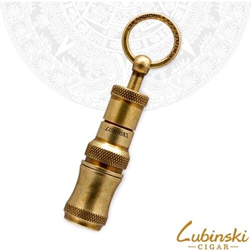 LUBINSKI High-end Metal Detachable Cigar Cigarette Punch Cutter Scissor W/Buckle 7mm/9mm With Key Ring For COHIBA Cigars