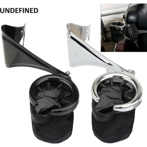 Motorcycle Rear Cup Holder Drink Bottle Carrier For Harley Road Glide Electra Glide FLHTCU Tri Glide UNDEFINED