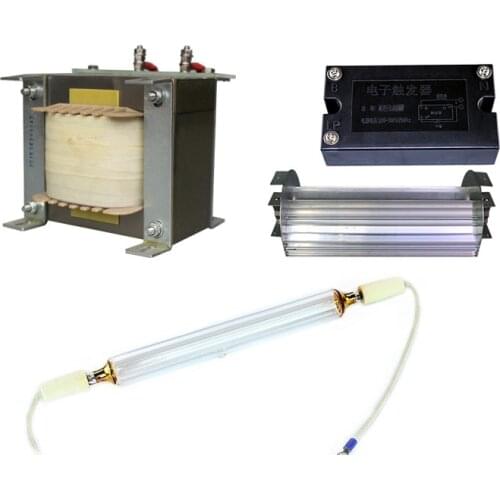 UV Ultraviolet Lamp Tube Ballast Trigger Lampshade 1KW 220V Mercury Lamp Curing Machine Screen Print BALLAST 1set