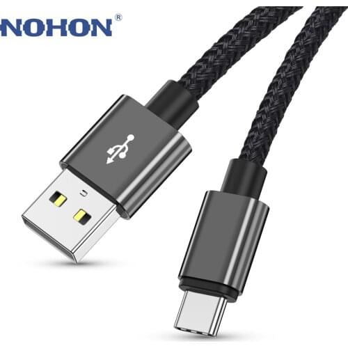 USB Type C Cable Data Charger Wire For Samsung A30 A51 S10 Xiaomi Huawei Oneplus Origin USBC 2m 3m Fast Charge Mobile Phone Cord