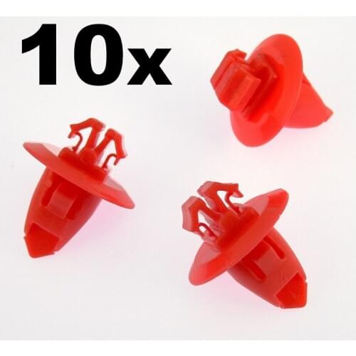 10 x Wheel Flare Push-Type Bumper Fender Retainer Clips 90904-67037 For Toyota