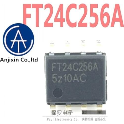 10pcs 100% orginal and new memory FT24C256A-USR-T FT24C256A 24C256 SOP-8 SMD new spot real stock