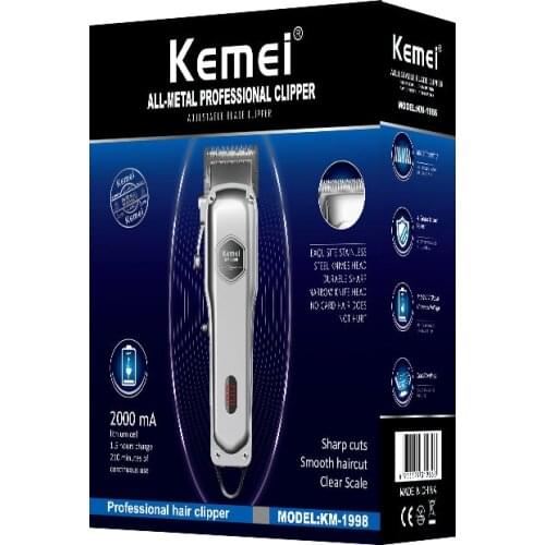 110-240v all-metal professional clipper for barber rechargeable hair trimmer men electric beard shaver hair cutting machine