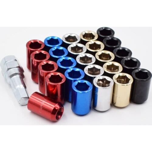 32mm M12x1.5/1.25 Racing Car Wheel Lug Nuts Wheel Rims Lug Nuts Car Accessories