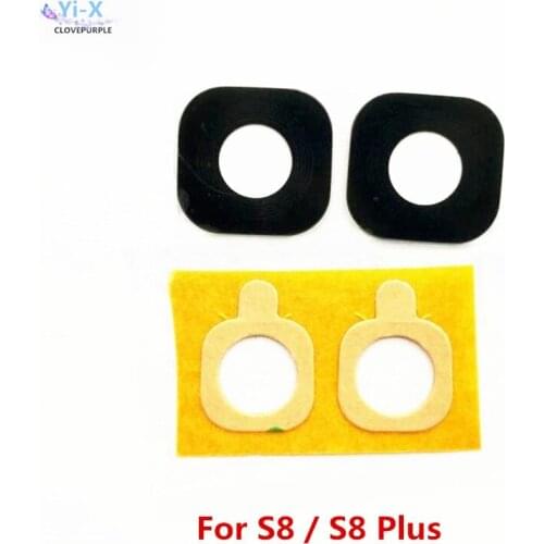 50pcs/lot Back Rear Camera Glass Lens with Sticker for Samsung Galaxy S8 G950 S8 plus G955