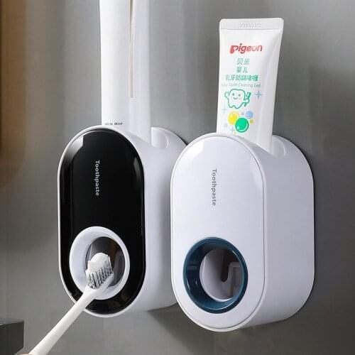 Automatic Toothpaste Dispenser for Kids Toothpaste Holder Wall Mounted Toothpaste Squeezer for Bathroom