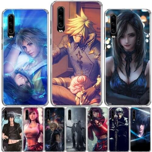 Final Fantasy XIV Slim Phone Case For Huawei P40 P30 P20 P10 Mate 10 20 30 Lite Pro P Smart Z 2018 Plus 2019 Cover Shell Coque