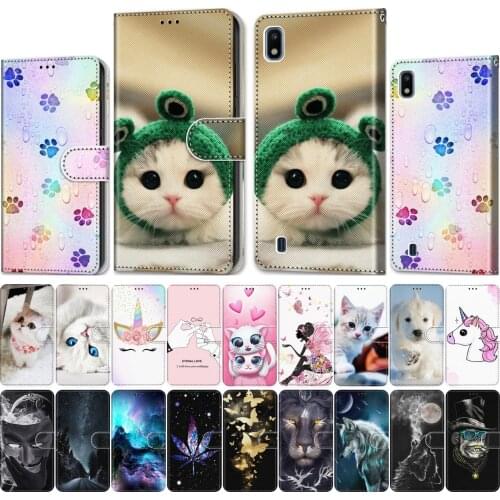 For Case Huawei Honor Play 8A Honor 8C 8X 8S Phone Wallet Leather Cover Phone Case Cute Tiger Wolf Lion Cat Dog Horse Tower V08F