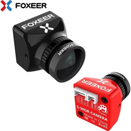 Foxeer Micro Predator 4 Full Cased Camera M12 4ms Latency Super WDR 1000TVL CMOS 1.7mm Lens with OSD for RC FPV Drone