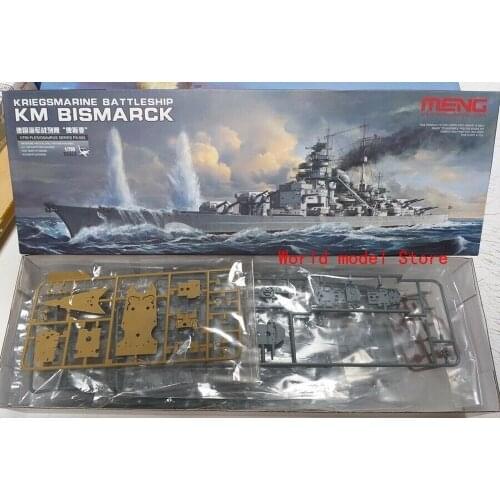 KM BISMARCK GERMAN BATTLESHIP MENG 1/700 plastic model kit PS-003