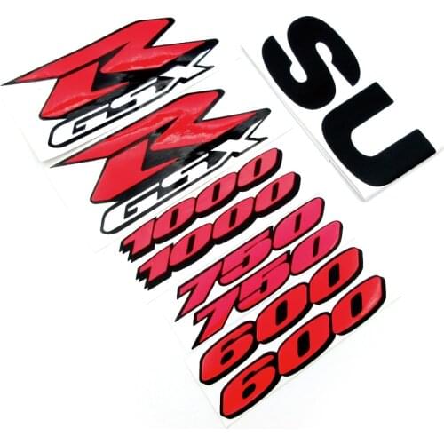 Motorcycle Fairing Kit Body Side Stickers Badge For Suzuki GSXR 1000 750 600 GSX-R K1 K2 K3 K4 K5 K6 K7 K8 K9 K10 Decals Emblem