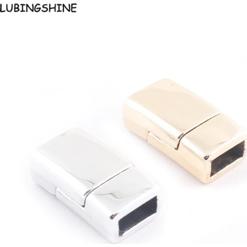 7*2.5mm Gold Silver Color Strong Magnetic Clasps for Leather Bracelets Armband Sluitingen DIY Jewelry Making JJAL C418