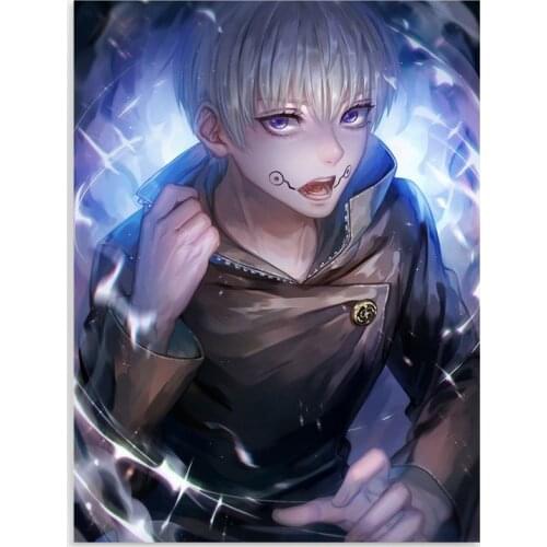 Printed Modular Inumaki Toge Canvas Painting Wall Art Jujutsu Kaisen Picture Home Decor Bedroom Bedside Background Anime Poster