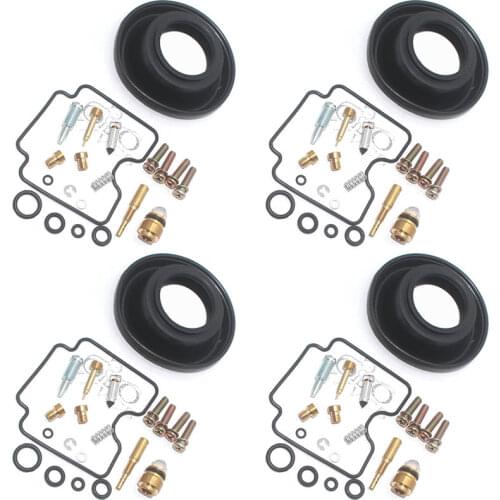 4SET for Bandit 1200 GSF1200 2001-2005 GSF1200S GSF 1200 S Motorcycle engine carburetor repair kit floating needle seat
