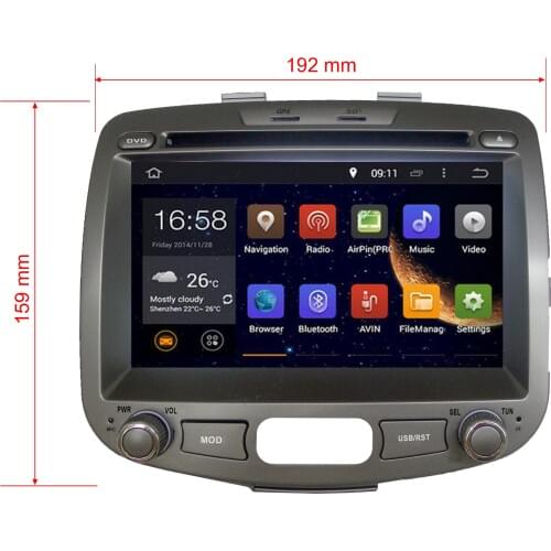 The newest Android 10 Car DVD Player for HYUNDAI i10 2009 - 2012 GPS navigation multimedia satnav stereo radio tape recorder
