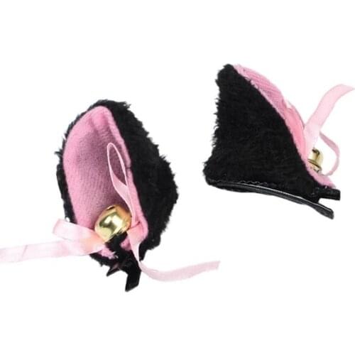 2021 New Arrival Anime Cosplay Fuzzy Cat Ears Hair Clip Cute Hairpin For Women Hair Accessory