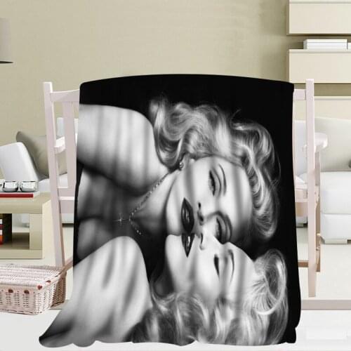New Arrival Madonna Comfortable Blankets 3D Printing Soft Blanket Throw On Home/Sofa/Bedding Portable Adult Travel Cover Blanket
