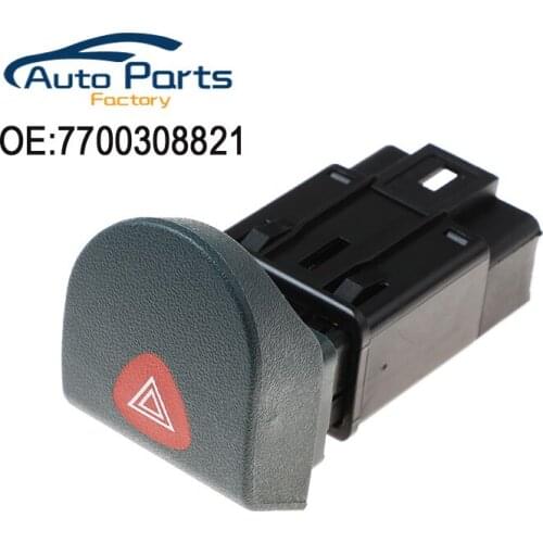 New Car Hazard Warning Light Switch Button For Renault Kangoo Express 1998-2002 7700308821 77003-08821