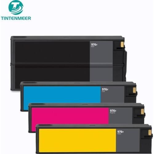 TINTENMEER extra large 976xl comsumable cartridge 976 976Y compatible for HP PageWide Pro 552 577 printer for hp976 for hp976y