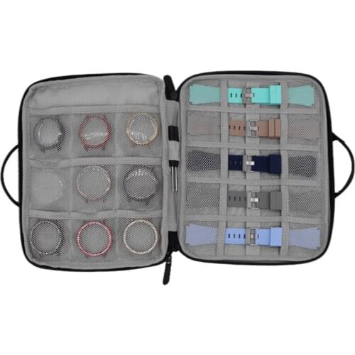 Portable Smart Watch Strap Storage Bag Multifunctional Organizer Durable Watchband Holder Pouch Box Outdoor Trave lAccessory