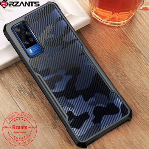 Rzants for Vivo Y51 Y17 Y19 Vivo Y50 Y20 Case Camouflage Airbag pumper Shockproof Casing Phone Shell Funda Soft Cover