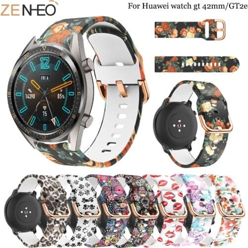 For GT2 Silicone Watchband for Huawei Watch GT 2 GT 42mm /GT 2e /HONOR Magic Band Sport Bracelet 20mm 22mm Wristband Correa