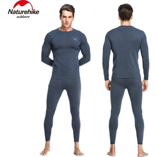 Naturehike HeatMax Thermal Underwear Man and Woman Self-heating Winter Fitness Ski Sport Function Thermal Underwear Office Work
