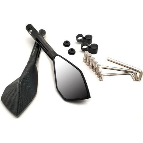 Universial 8mm 10mm Motorcycle Convex Mirror Rearview Mirrors 2Pcs/Pair For Honda VFR800 VTR1000F CBR125R CBR300R CBR300F