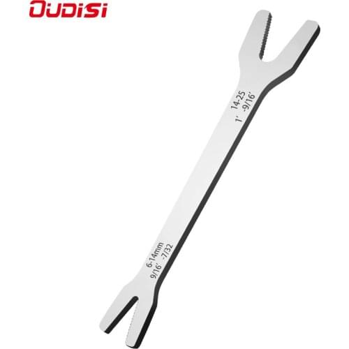 OUDISI Double-Head Universal Spanner Ratchet Wrench Key Set Screw Nuts Wrenches Repair Double-Headed Self-Tightening Hand Tools