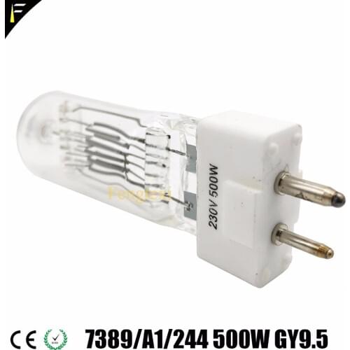 Studio Light Parts Replacement Lamp Bulb 300w 230v GY9.5 80mm Halogen Bulb Lamp For Theater Lighting