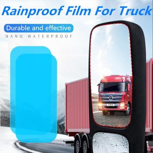1 Pieces Of lLarge Truck Truck Rear View Car Protective Mirror Film Anti-fog bus Waterproof Film Universal Full-Screen Sticker