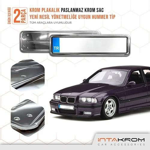 BMW E36 For Chrome Plates of 1 suit 2 Pcs Full Compatible Quality Car accessory