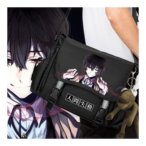 2021 Anime Bungo Bungou Stray Dogs Dazai Osamu Satchel Shoulders Bag Fashion Women Men Student Schoolbag Messenger Bag Cosplay