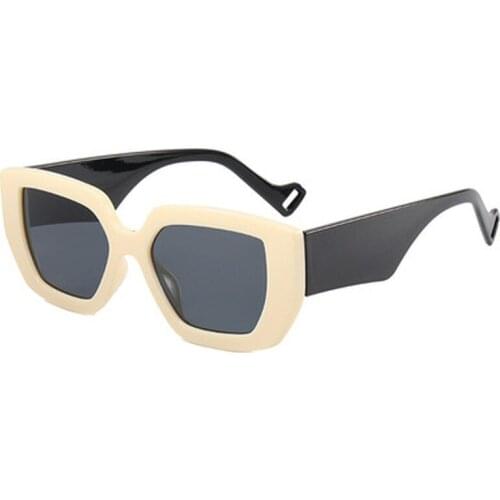 2021 Vintage Fashion Square Sunglasses Women Men Famous Luxury Brand Designer Big Frame Gradient Sun Glasses for Female UV400