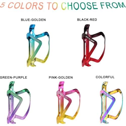 Colourfull Alloy Bicycle Bottle Holder Bike Water Bottle Rack Cycling MTB Bicycle Bottles Mount Cage Rack