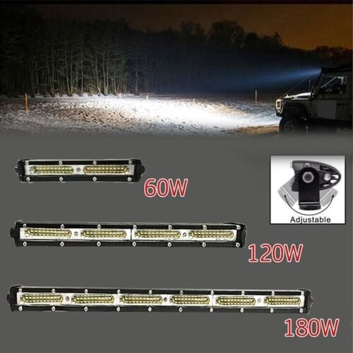 Long Work Light Bar Searchlight Spotlight for Tractor Trailer Auto Car Motorcycle Ramp Lamp Work light Accessory