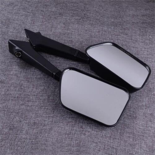 DWCX 1 Pair Rear View Mirror Black Fit for Honda Elite CF80 Aero CH80 NH80 CH125 CH150 CH150D DELUXE