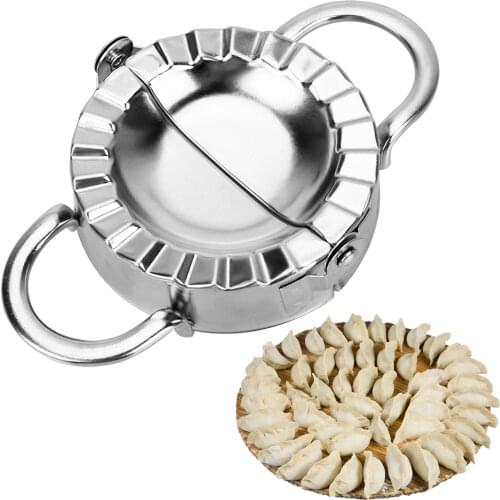 HILIFE Pastry Tools Pastry Tools Dumpling Mould Gyoza Mold 1pc Eco-Friendly Stainless Steel Dumpling Maker Wrapper Dough Cutter