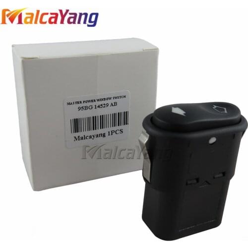 OE: 95BG14529AB Power Passenger Window Switch Control Button For Ford Escort MK7 VII Ford Mondeo MK II 2 1995 - 2006 Transit