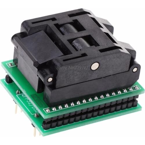 TQFP32 QFP32 TO DIP32 IC Programmer Adapter Chip Test Socket SA663 Burning Seat Integrated Circuits Dropship