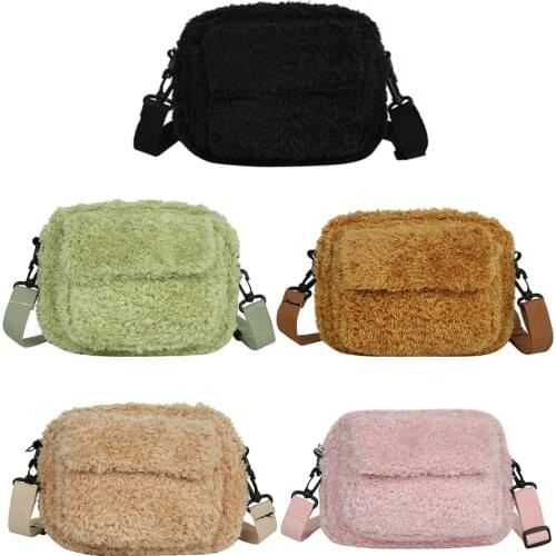 Simple Shoulder Tote Small Student Messenger Purse Bag Street Solid Lady Handbag Popular Simple Female Daily Bag