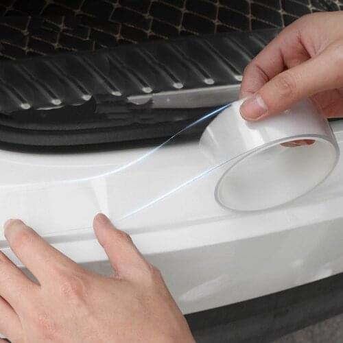 3/5M Transparent Car Stickers Protector Car Door Sill Sticker Scratchproof Stickers Protector Tape Auto Bumper Strip Car Protect