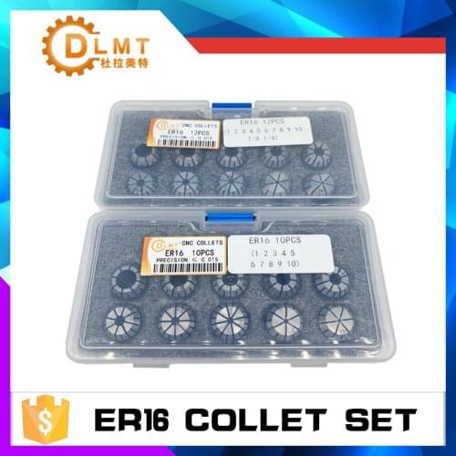 ER16 Spring Collet Chuck Set Engraving Machine spindle motor Accuracy 0.008mm 0.015mm For CNC machining center