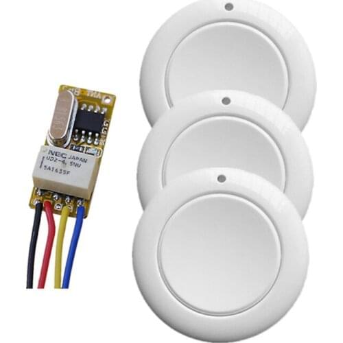 RF 1CH mini Remote Control Switch DC3.7V 9V 12V 24V Universal Relay Transmitter 433mhz receiver Module home office