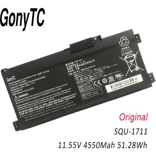 SQU-1711 11.55V 4550mAh Genuine Laptop Battery For Thunderobot 911M G7000M G8000M 911Air 911S 911Targa Notebook computer