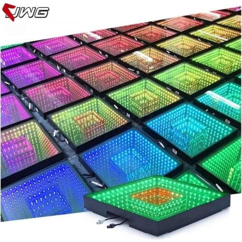 Wedding Decorations Light 3D Mirror Dj Led Dance Floor For Sale